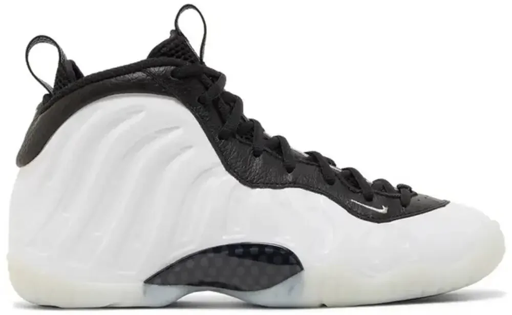 NIKE GS 7Y LITTLE POSITE ONE WHITE METALLIC SILVER BLACK FOAMPOSITE DV2238-100